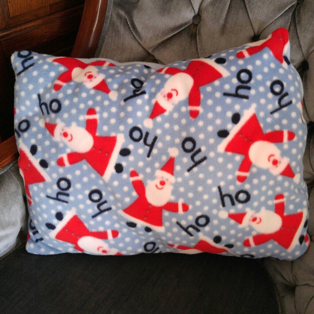 Fleece Santa pillow